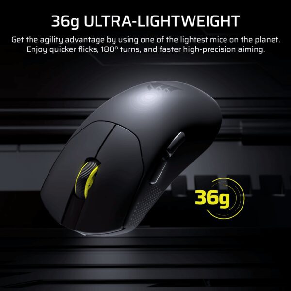 Corsair SABRE v2 PRO ULTRALIGHT WIRELESS 30000 DPI Gaming Mouse - Black