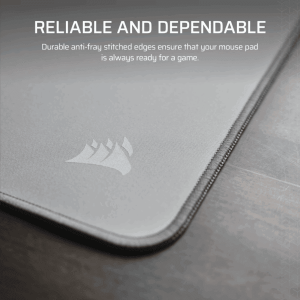 Corsair MM Anti-fray Cloth Medium Gaming Mouse Pad – Gray
