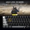 CH-979101J-NA Corsair CLIPPER PRO MINI 60 Hall Effect wr 05 Corsair CLIPPER PRO MINI 60 Hall Effect Gaming Keyboard - Black