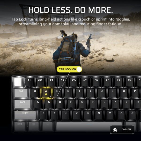CH-979101J-NA Corsair CLIPPER PRO MINI 60 Hall Effect wr 05 Corsair CLIPPER PRO MINI 60 Hall Effect Gaming Keyboard - Black