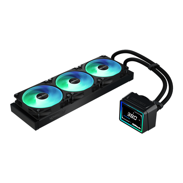CHALLENGER-360-DIGITAL ASRock Challenger 360 Digital AIO Liquid wr 06 ASRock Challenger 360 Digital AIO Liquid Cooler - Black