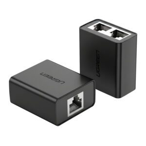 UGREEN RJ45 Splitter Adapter 2 Pack (Black)