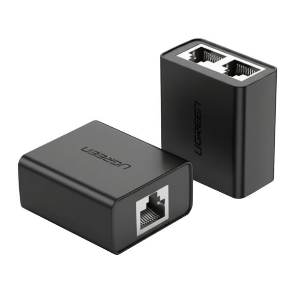 CM210-50923 UGREEN-RJ45-Splitter-Adapter-2-pack wr 01 UGREEN RJ45 Splitter Adapter 2 Pack (Black)