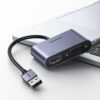 UGREEN CM449 USB-A to HDMI + VGA 1080P Display Adapter