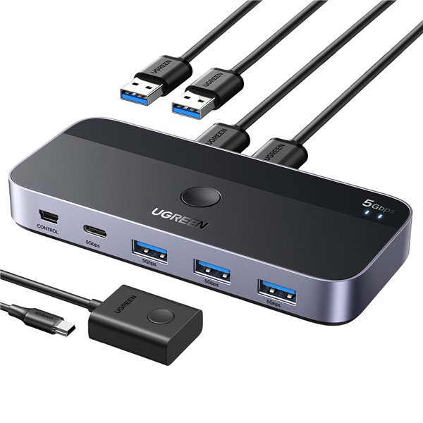 UGREEN Sharing Switch Box 2-in-4 Out
