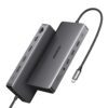CM681-15978 UGreen-CM681-Revodok-Pro-13-in-1-USB-Type-C-HDMI-and-DisplayPort-Docking-Station-Silver wr 02 UGREEN CM681 Revodok Pro 13-in-1 USB Type-C HDMI and DisplayPort Docking Station