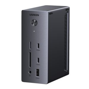 CM843-85489 UGreen USB Type-C TO USB2x HDMIDPRJ45 Do wr 01 UGreen 14-in-1 USB Type-C TO USB Docking Station (1x HDMI | 2x DP | RJ45)