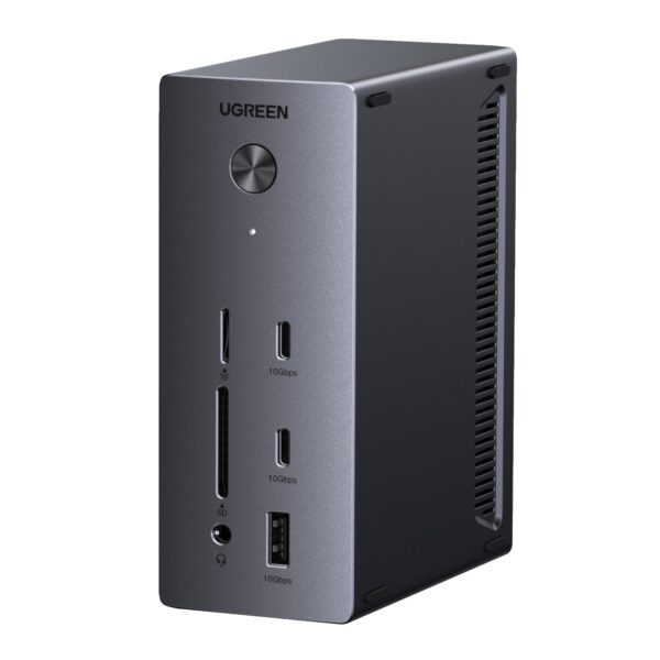 CM843-85489 UGreen USB Type-C TO USB2x HDMIDPRJ45 Do wr 01 UGreen 14-in-1 USB Type-C TO USB Docking Station (1x HDMI | 2x DP | RJ45)