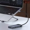 CM888-35998-AE-750 ls UGREEN 6-in-1 Type-C Hub with 4K HDMI, 100W PD and 10Gbps USB Ports – Grey