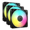 Corsair RS120 ARGB 120mm PWM Fans Triple Pack - Black
