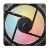 Corsair RS120-R ARGB 120mm PWM Reverse Fans Triple Pack - Black