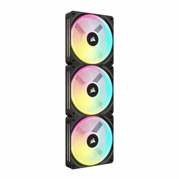 CO-9051002-WW Corsair iCUE LINK QX120 RGB 120mm PWM PC wr 02 Corsair iCUE LINK QX120 RGB 120mm PWM PC Fans Starter Kit with iCUE LINK System Hub
