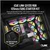 CO-9051002-WW Corsair iCUE LINK QX120 RGB 120mm PWM PC wr 05 Corsair iCUE LINK QX120 RGB 120mm PWM PC Fans Starter Kit with iCUE LINK System Hub