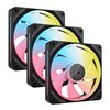 Corsair iCUE LINK LX120-R RGB 120mm PWM Reverse Fans Starter Kit 3-Pack