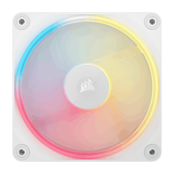 Corsair iCUE LINK LX120-R RGB 120mm PWM Reverse Fan Expansion – White