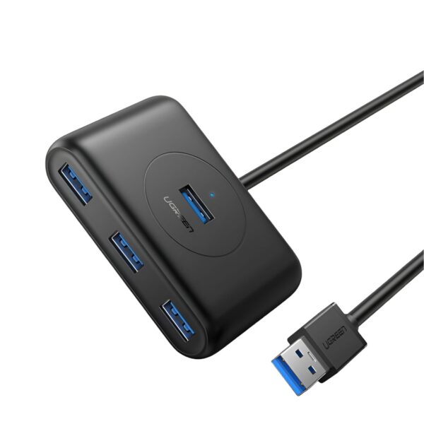 UGREEN 4-Port USB 3.0 Hub with Micro USB | 5Gbps Data Transfer - 1m