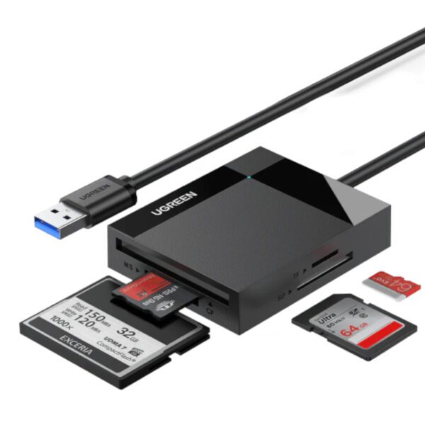 CR125-30333 UGREEN-4-in-1-USB-3.0-Card-Reader wr01 UGREEN 4-in-1 USB 3.0 Card Reader