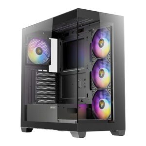 CX300-ARGB-B wr 01 Antec CX300 ARGB ATX Gaming Chassis - Black