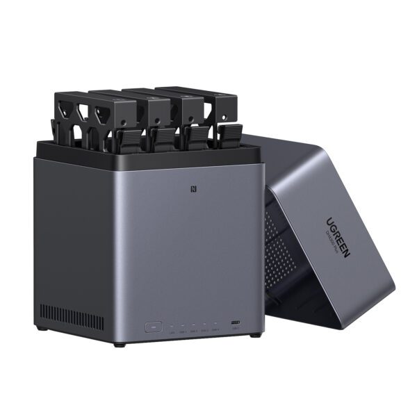 DH4300PLUS-85660 UGreen-DH4300-PLUS-4-Bay-NAS-Storage-Grey wr 02a UGREEN DH4300 PLUS 4-Bay NAS Storage