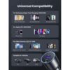 UGREEN 63W Type-C + USB A Fast Car Charger