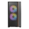 Antec FLUX Rear ARGB ATX Mid Tower Gaming Chassis - Black