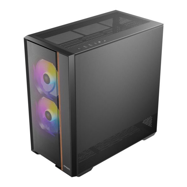 Antec FLUX Rear ARGB ATX Mid Tower Gaming Chassis - Black
