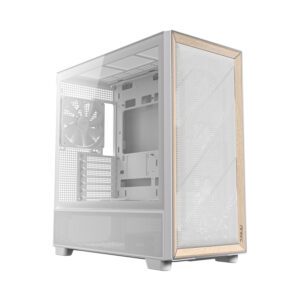 FLUX white wr 01 Antec FLUX Mid-Tower E-ATX Gaming Chassis Wood Front Panel - White