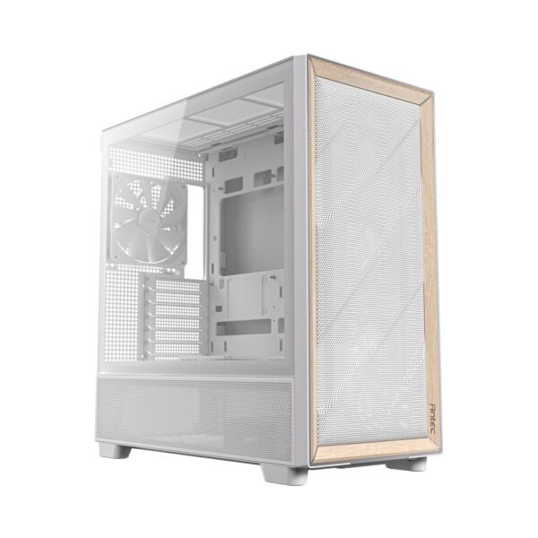 FLUX white wr 01 Antec FLUX Mid-Tower E-ATX Gaming Chassis Wood Front Panel - White