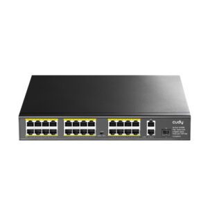 FS1026PS1 wr 01 Cudy 24-Port Unmanaged POE Switch - Rack Mount