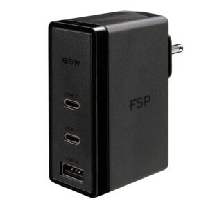 FSP065-A1MP3 FSP-65W-PD-2-Prong-USB-Type-C-Power-Adapter-Black wr 01a FSP 65W PD 2-Prong USB Type-C Power Adapter