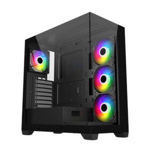 FSP M340-BA wr 01a FSP M340 ARGB ATX Gaming Chassis - Black