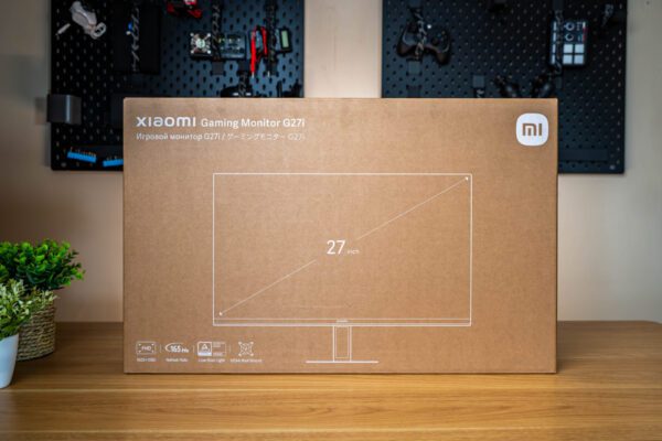 G27i box-1 Xiaomi G27i 27" Full HD 1080p IPS Gaming Monitor (165Hz, 1ms, 16:9, HDMI/DP, and AMD FreeSync Premium)