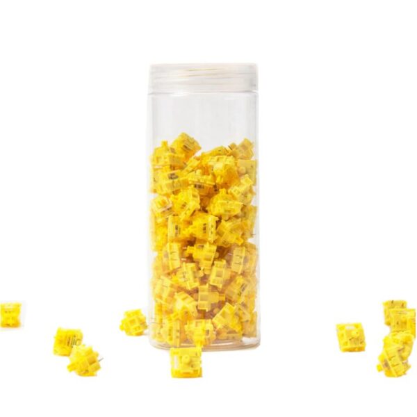 G43 wr 02 Keychron Yellow Gateron Phantom Switches 110 pcs
