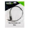 GAP35M2F wr 05a Gizzu 3-Pole Audio Splitter Cable - Black