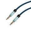 GCP35MM4 wr 01a Gizzu 3.5mm AUX Cable 1.5m - Black/Blue