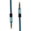 GCP35MM4 wr 02a Gizzu 3.5mm AUX Cable 1.5m - Black/Blue