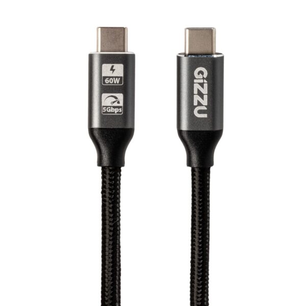 GCPCC0605G-01-wr-01 GIZZU 60W 5Gbps Type-C 1m Cable