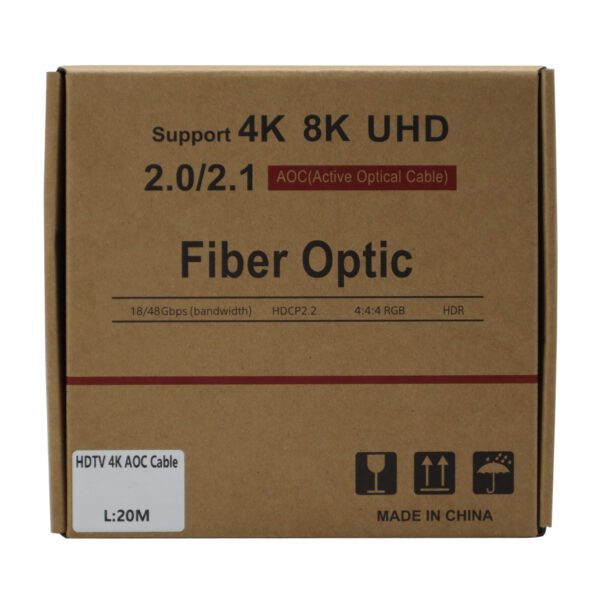 GCPHHA20 wr 01 GIZZU 4K Active fibre Optic HDMI Cable 20m