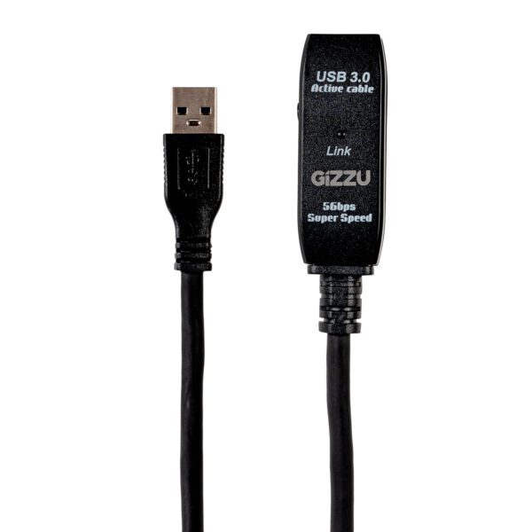 GCPU3UE10A-0126-Edit1500x1500-96DPI Gizzu USB3.0 Active Extension Cable 10m