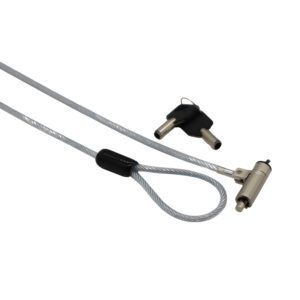 GCWKLMK GIZZU-1.8m-Wedge-Cable-Lock-Silver wr 01a GIZZU 1.8m Wedge Cable Lock