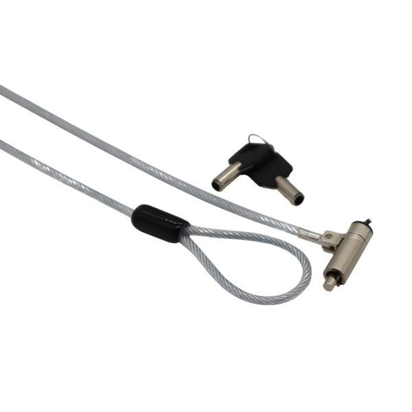 GCWKLMK GIZZU-1.8m-Wedge-Cable-Lock-Silver wr 01a GIZZU 1.8m Wedge Cable Lock