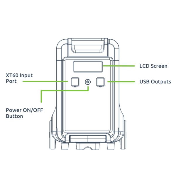 GEB3800 wr 06a Gizzu Hero Ultra Plus 3840Wh Extra Battery