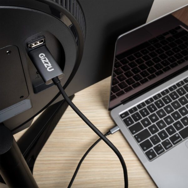 GIZZU-4K60HZ-TYPE-C-TO-HDMI-2M-CABLE-POL wr 05 Gizzu 4K60Hz Type-C to HDMI Cable 2m