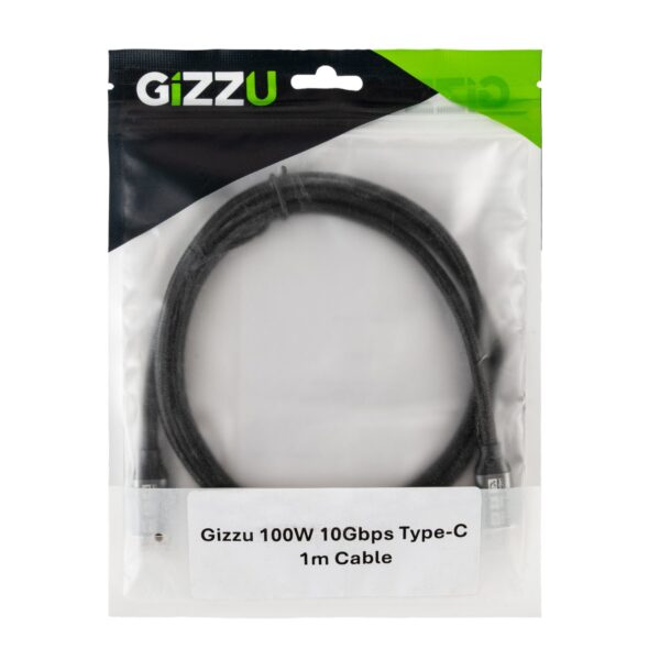 GIZZU-GCPCC10010G-01-100W-10Gbps-Type-C-1m-Cable PACKAGING-9145-Edit 1500x1500 GIZZU 100W 10Gbps Type-C 1m Cable