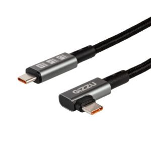 Gizzu 100W 10Gbps Type-C Angled 1m Cable
