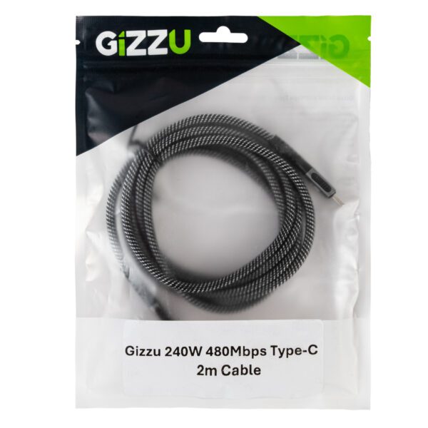 GIZZU-GCPCC240048G-02-Gizzu-240-480Mbps-Type-C-2m-Cable PACKAGING-9123-Edit 1500x1500 GIZZU 240W 480Mbps Type-C 2m Cable