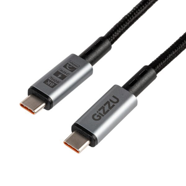 GIZZU-GCPCC24020G-01-240W-20Gbps-Type-C-1m-Cable ANGLED-9122-Edit 1500x1500 GIZZU 240W 20Gbps Type-C 1m Cable