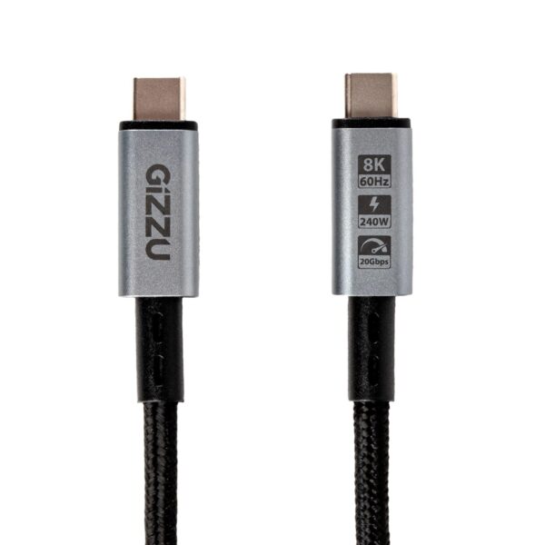 GIZZU-GCPCC24020G-01-240W-20Gbps-Type-C-1m-Cable TOP-9121-Edit 1500x1500 GIZZU 240W 20Gbps Type-C 1m Cable