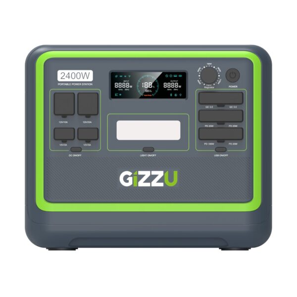 Gizzu Hero Pro 2048Wh/2400W UPS Power Station With App