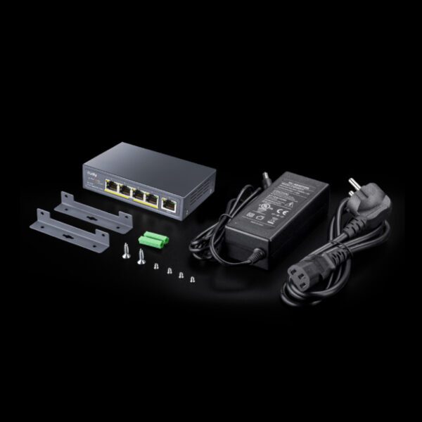 GS1005P wr 05 Cudy 5-Port Gigabit PoE+ Unmanaged Switch